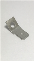 42822-4 - TE - .250"  Stud Mount Tab 45 degree for #6 stud