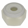 4AGF4 - #6-32 Self Threading Lock Nut, Plain Nylon, Right Hand, IFI, (AKA 0700632LN) PKG/25