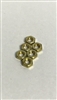 4CSHNZ/Y -  4-40 SP HEX NUT ZN CR3 YLW STL RoHS