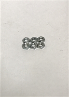 4CSHNZZ - 4-40 SMALL PATTERN HEX NUT STL ZNC