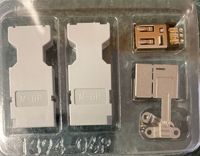 54280-0609 - Molex - Female Connector 6 Pin USB 1394-06P