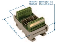 5706.2 - ALTECH - Interface Module, DM14-K-SDM 1A Diode, 14d, screw term. Std Pk/1