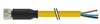7000-08061-0310200 - MurrElektronik - Connection Cable, M8 axial Female to Pigtail, 4-Pole, PUR Jacket, Yellow, 6.5ft/2m Cable Length, IP65 IP66K IP67 (Pkg/1)