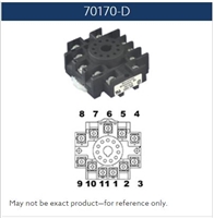 70170-D - MACROMATIC - 11 pin octal socket, 10 Amp, 300V