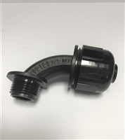 8425 - HEYCO - 90Â° Sweep, NPT Hubs-For Flexible, Nonmetallic Liquid Tight Heyco-Flex I Conduitand Heyco-Flexâ„¢ II Tubing
