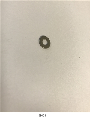 960C8 - #8 Flat Washer SST (.375 .174 .174) RoHS