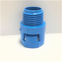 A243D - THOMAS&BETTS - CARLON - One Piece Threaded Adapter, Size 1/2 Inch, Length 1.406 Inches, Material Polycarbonate