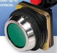 AF3 - ALTECH - Push Button Operator, 30 mm,Non Ill, Flush, Green Std Pk/1