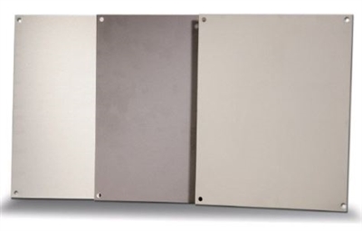 BP1010A - ATTABOX - Standard Aluminum Back Panel 10 x 10 inches used for Heartland, Commander, Freedom, and Centurion series