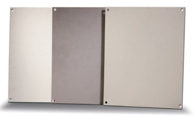 BP1210A - ATTABOX - Standard Aluminum Back Panel 12 x 10 inches used for Heartland, Commander, Freedom, and Centurion series