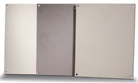 BP66A - ATTABOX - Standard Aluminum Back Panel 6 x 6 inches used for Heartland, Commander, Freedom, and Centurion series