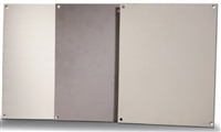 BP88A - ATTABOX - Standard Aluminum Back Panel 8 x 8 inches used for Heartland, Commander, Freedom, and Centurion series