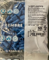 BPF-250FIFD - CEMBRE - BLUE 16-14AWG FEMALE DISCONNECT TERMINALS, 2059210, Bag/100