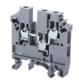 CMC1-2 - Altech - DIN Term Blk, Screw, 3 Conn, 35A, 600V, 22-10AWG, 6mm, grey