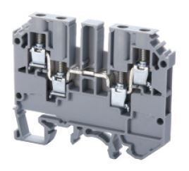 CMC2-2/BU - Altech - DIN Term Blk, Screw, 4 Conn, 35A, 600V, 22-10AWG, 6mm, blue (50PK)