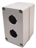 COPC2PB22 - ATTABOX - Commander 5 x 3 x 3 inches Polycarbonate Enclosure with 4 Cover Screws, Lift Off Cover, 2 Holes 22 mm