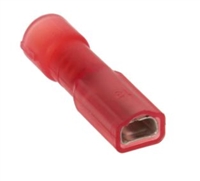 DNF18-111FIB-3K - PANDUIT- Quick Connect Connector, Red Nylon fully insulated, Female Disconnect, 22-18AWG, 600V Max
