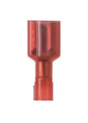 DNF18-206FIB-3K - PANDUIT - Quick Connect Connector, Red Nylon fully insulated, Female Disconnect, 22-18AWG, 600V Max