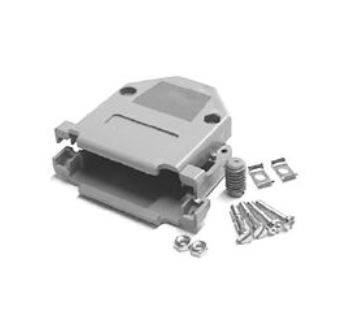 DP-15C - Pan Pacific - Gray Plastic Hood for 15 Pin D-Sub Connectors