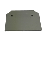 EPCTC4U - Altech - End Plate, use with DIN Term Blk CTC4U, Grey, (50 PK)
