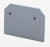 EPCY2.5/10 - ALTECH - End Plate, grey, use with DIN Term Blk CY Series (50 Pack)