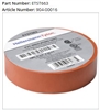 ETST663 (904-00016) - HELLERMANNTYTON - Electrical Tape, .75" x 66' Roll, 7.0 mil Thick, PVC, Orange, 10 rolls/pkg