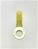 EYE-10-12-5/16-SH - Heat Shrink Adhesive Ring Terminal 5/16" Stud, Yellow, 12-10 Gauge