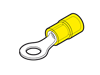 GF-M6 - CEMBRE - 12-10 AWG RING TERMINAL, M6 STUD, (2054150), Bag/100