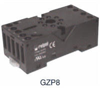 GZP8 - ALTECH - Relay socket, dr, screw term., R15; 12A, 300VAC, Pkg/10