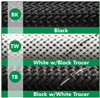 HTN2.00TB-200 - TECHFLEX - Flexo Halar - 2" - Black w/ White Tracer Spool 200'