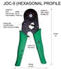JOC-9 - JEONO - Hexagonal Crimping Tool, Pkg/1