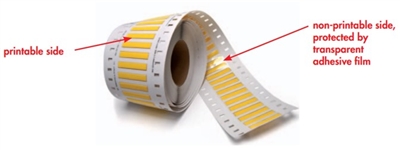 M2-190-25-WH1 - CEMBRE - 2:1 Shrink Tubing ladder printable one side, (4297333), Bag/1000