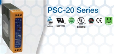 PSC-2012 - ALTECH - Power Supply;DinRail,20W, CL285-264VAC in;12VDCout;1.7A Std Pk/1