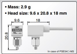 PSE540-R06 - SMC - Compact Pneumatic Pressure Sensor