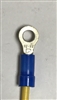 PV14-8R-M - PANDUIT - Ring Terminal, vinyl insulated, 16 - 14 AWG, #8 stud size, funnel entry