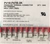 PV18-P47B-3K - PANDUIT - Pressure Terminal Connector Pin Terminal, Red Vinyl Insulated, 22-18AWG, 600V Max