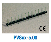 PVS02-5.00 - ALTECH - Vertical-Pin Header, Std Pkg/100