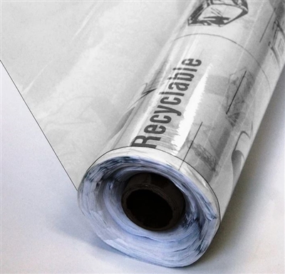 Premium Super Clear All Purpose Recyclable Vinyl, 4Gauge, 25 yards x 54"