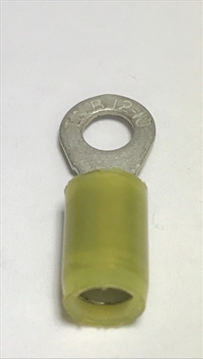 RC363 - THOMAS & BETTS - Terminal; Ring Tongue; Ring Connector;  #10 Stud, 12-10AWG, Nylon Insulation