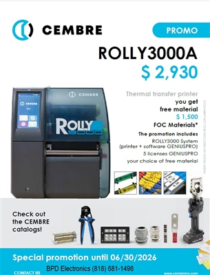 ROLLY 3000A - CEMBRE - THERMAL TRANSFER PRINTER