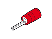 RP-P12 - CEMBRE - 22-16AWG Red  Pin Terminal, 2046120 , Bag/100