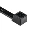 RT150LEP0X2 (115-00038) - Hellermann Tyton - Releasable Cable Tie, Release Tab, 32.3" Long, 175lb Tensile Strength, PA66, Black, 25/pkg