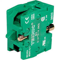 S1 - ALTECH - Contact Block, NO, Panel MountGREEN Std Pk/1