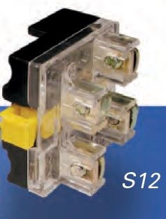 S12 - ALTECH/TELNIC - Contact Block for 30 mm Oper.; Yellow, 1 NO + 1 NC