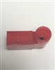 SO5360SF - HOLLINGSWORTH - Slip-On Flag 22-18 Gauge Flare FIT .032 x.250 Tab Nylon Insulation Red Short Barrel