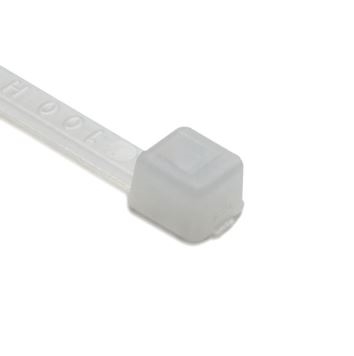 T18S9M4 (111-02809) - HELLERMANNTYTON - Standard Cable Tie, 3.3" Long, UL Rated, 18lb Tensile Strength, PA66, Natural, 1000/pkg