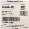 TAG59J-108 (593-59108) - HELLERMANNTYTON - Ink Jet Label, 4.0" x 1.5", 14 Per Sheet, Paper, White, 3500/pkg