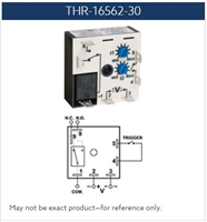 THR-16562-30-32 - MACROMATIC - Timer, Triggered Delayed Interval, 120VAC, 10 Amp SPDT, 0.1 - 10 seconds Sec; t2 = 0.1 - 10 Min