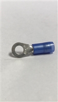 XR1902SN - HOLLINGSWORTH - Ring Short Barrel 16-14 Gauge Funnel FIIG #8 Stud Nylon Insulation Blue