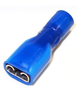 XSO9787 - HOLLINGSWORTH - Slip-On 16-14 Gauge .032 x.250 Funnel FIIG Female Vinyl Insulation Blue Fully Insulated